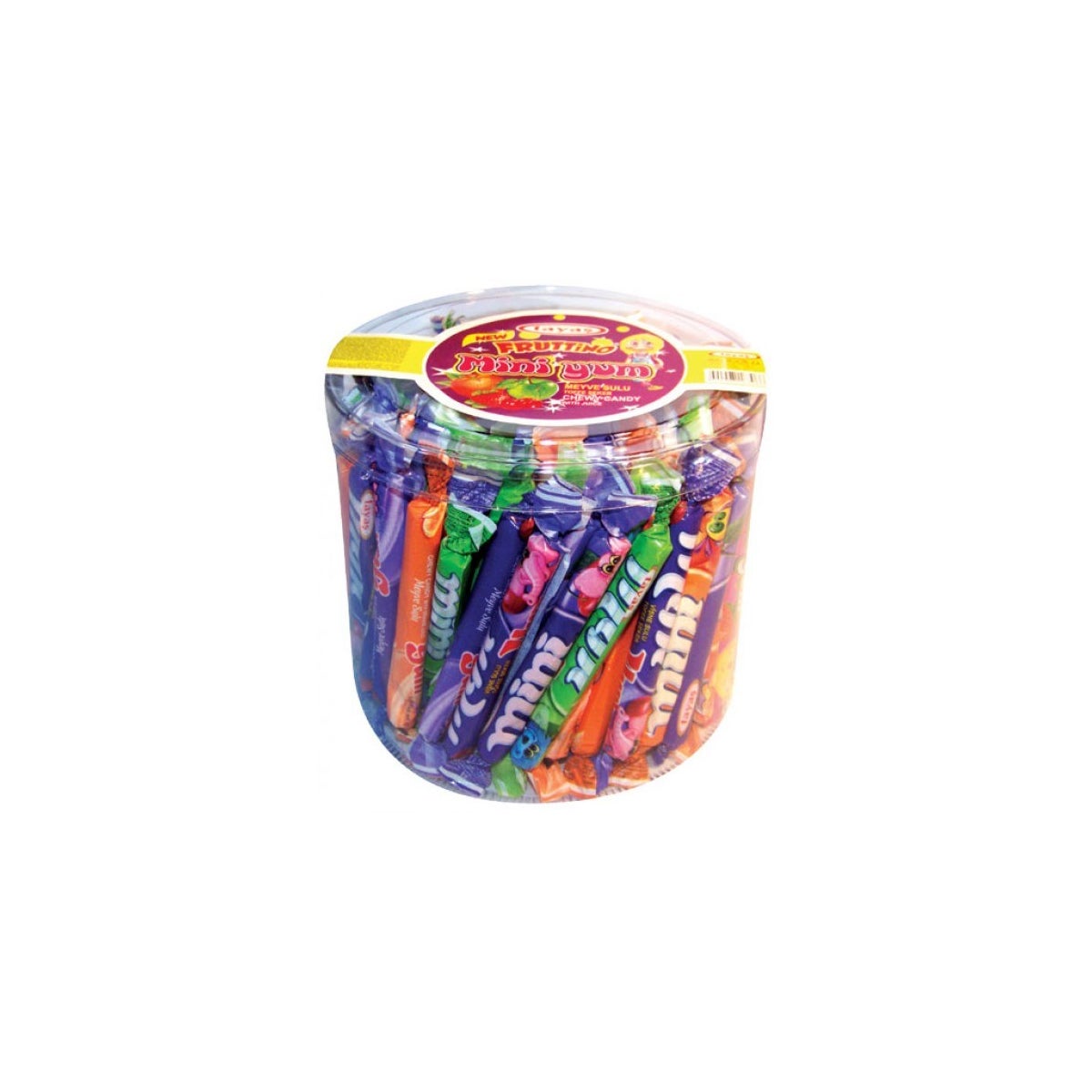 Miniyum sticks candies Tub "Tayas" 120 pcs x 8